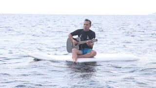 Ferhat Göçer denizin ortasında hazırlandı