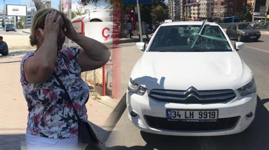 Kadık&ouml;y&rsquo;de korku dolu anlar! Ok gibi saplandı