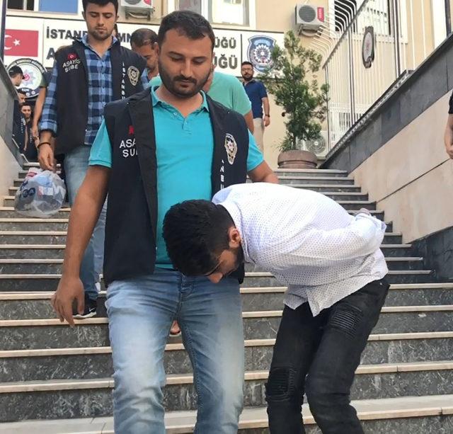 Villa hırsızlarının yakalandığı operasyon kamerada