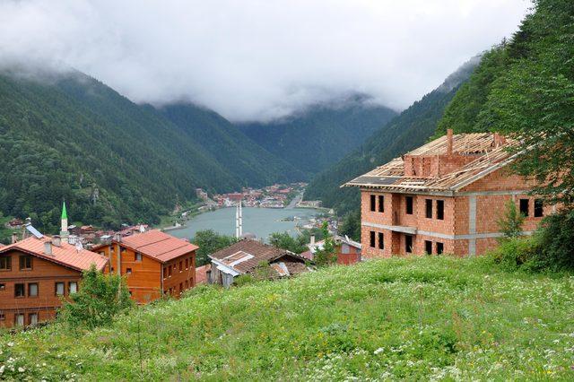 Uzungöl'de 862 kaçak yapı için 'imar barışı' başvurusu yapıldı