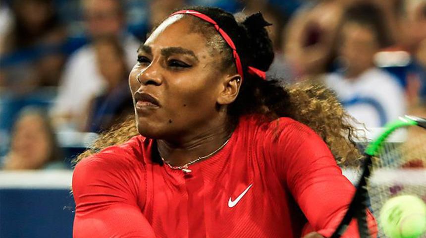 Serena Williams'tan Cincinnati'ye erken veda
