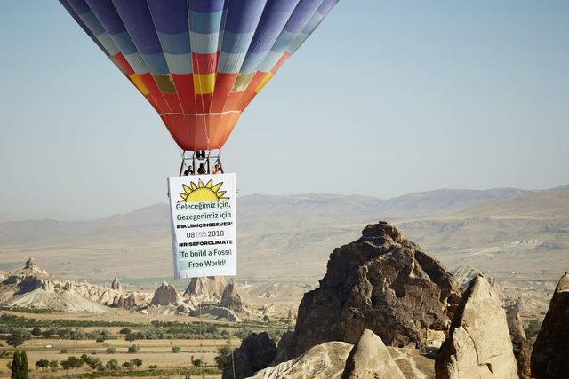 Kapadokya’dan “İklim için Ses Ver”meye davet