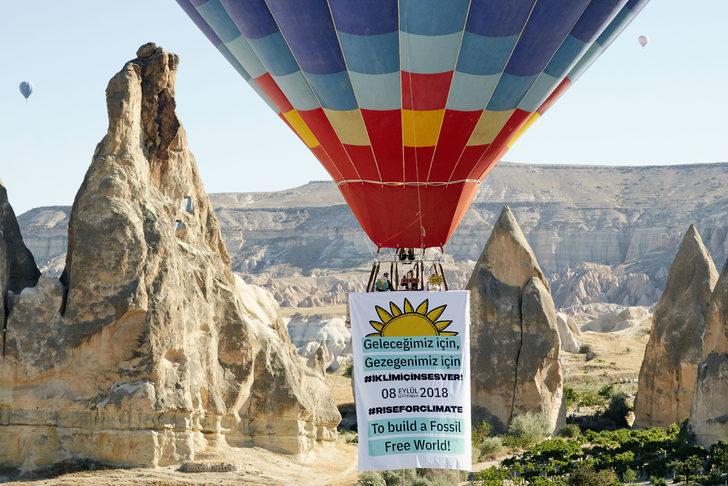 Kapadokya’dan “İklim için Ses Ver”meye davet