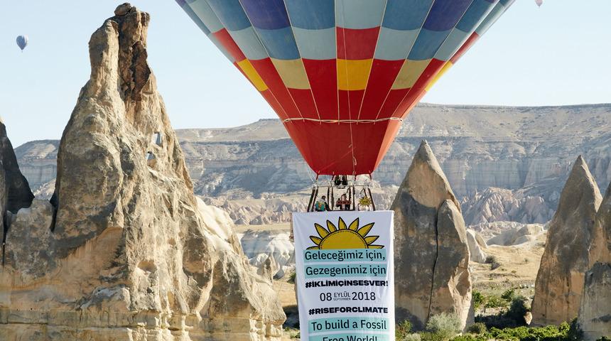 Kapadokya’dan “İklim için Ses Ver”meye davet