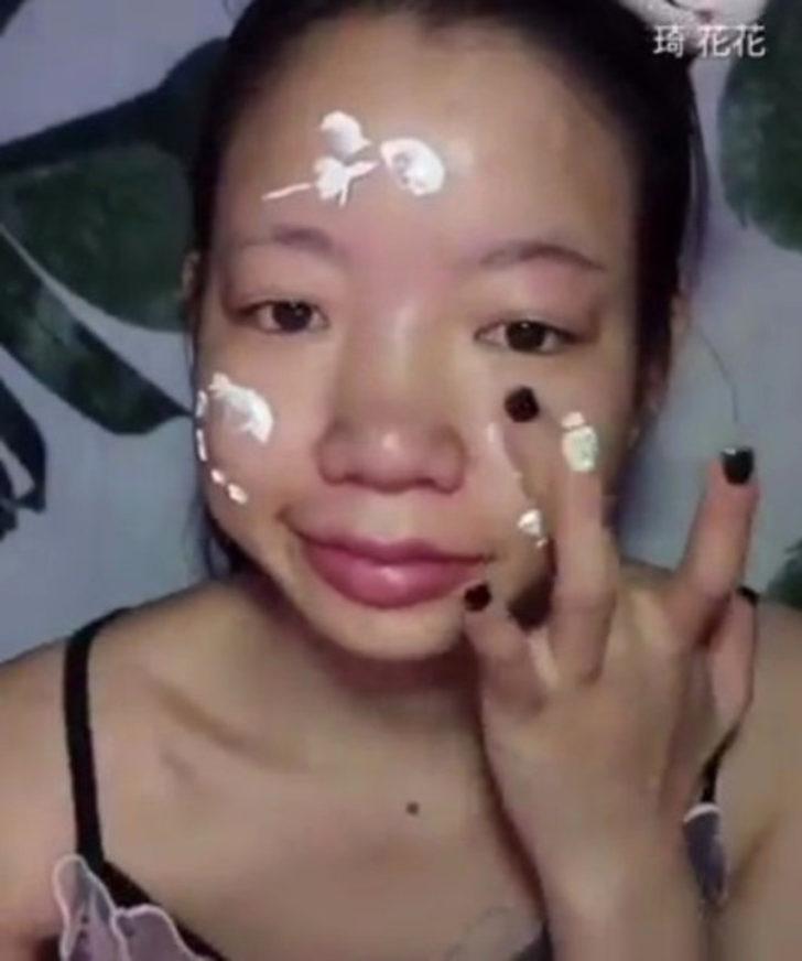 Çinli Youtuber Qi Huahua'nın makyajla inanılmaz değişimi G5