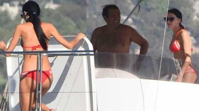 Ivana'nın eski eşi manken sevgilisiyle Bodrum'da!