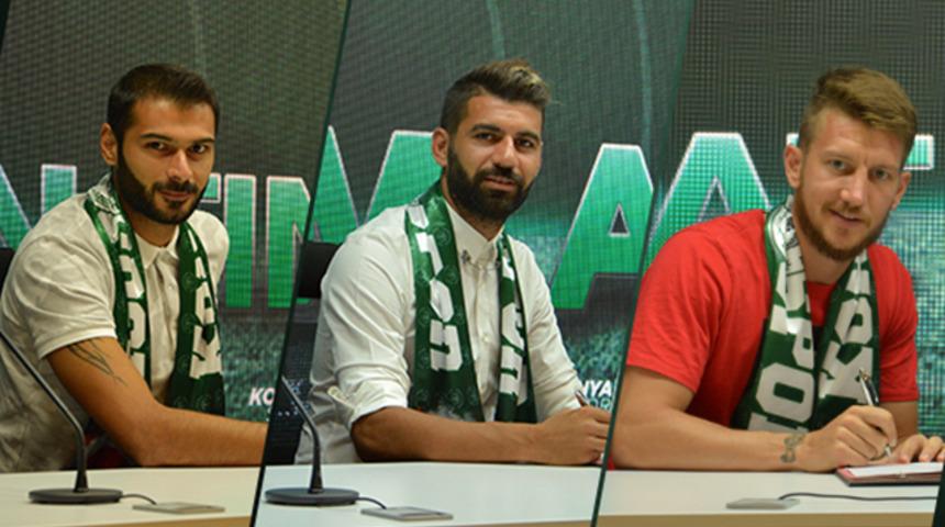 Atiker Konyaspor Volkan Fındıklı, Selim Ay ve Ferhat Öztorun'la sözleşme yeniledi