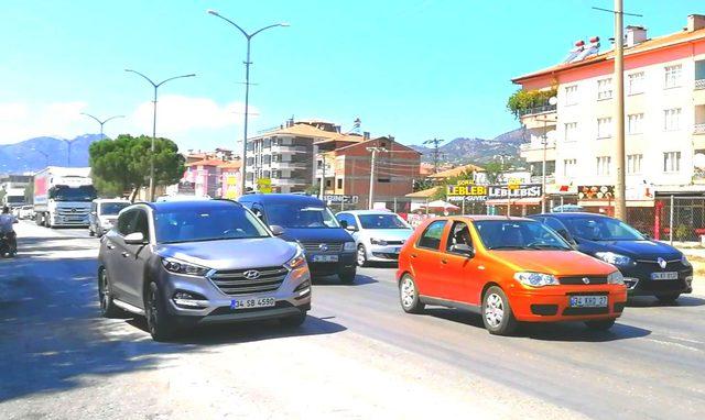 İstanbul-Samsun karayolunda bayram trafiği yoğunluğu