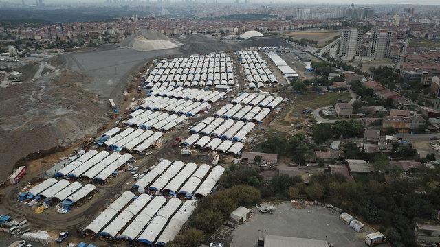 havadan fotoğraflarla// Bayramın 1.günü on binlerce kişiyi ağırlamaya hazırlanıyor