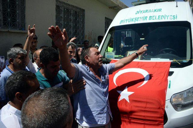 Adıyaman şehidi, Diyarbakır'da son yolculuğuna uğurlandı