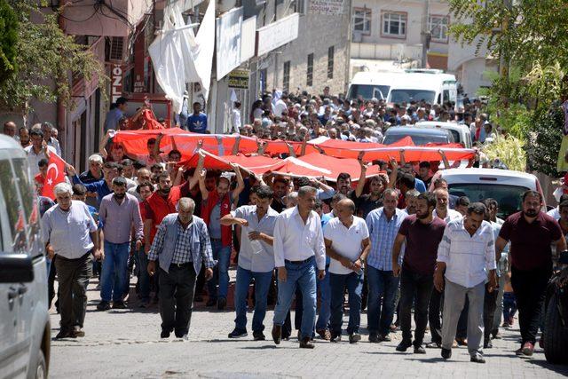 Adıyaman şehidi, Diyarbakır'da son yolculuğuna uğurlandı