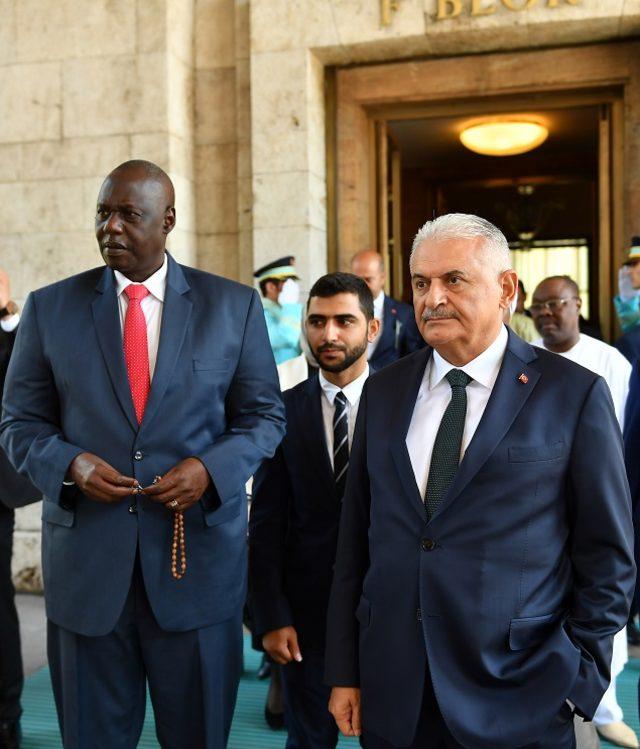 TBMM Başkanı Yıldırım, Nijer Meclis Başkanı Tinni ile görüştü