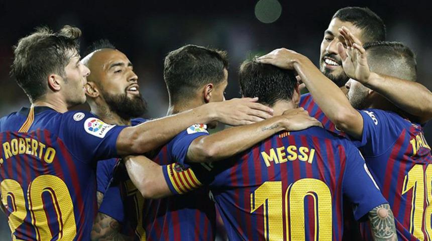 Barcelona La Liga'ya galibiyetle başladı