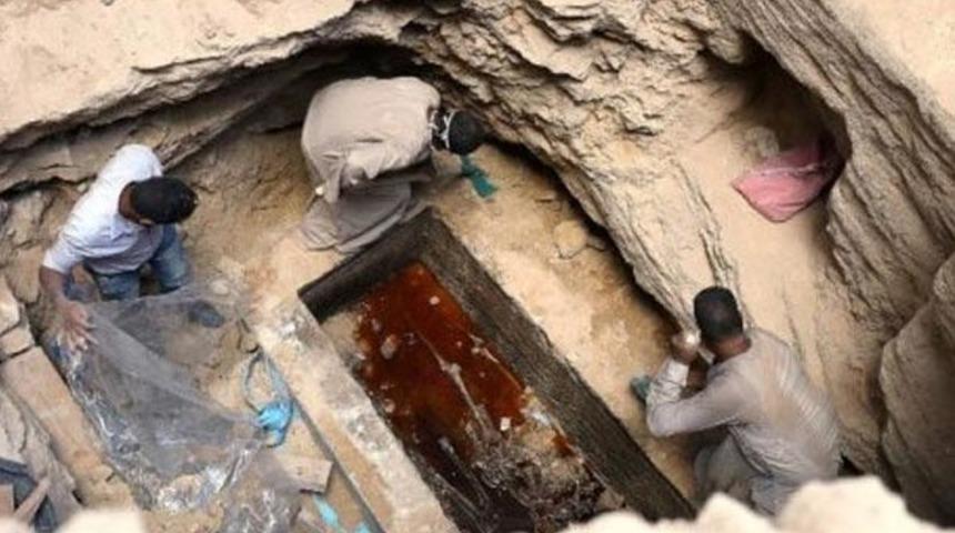 Mısır'da bulunan lahitteki 'hayat iksiri' olarak ilgi çeken gizemli sıvının sırrı çözüldü!