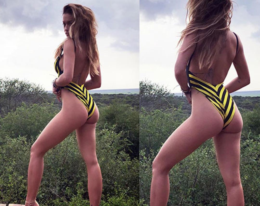 &Uuml;nl&uuml; şarkıcıdan olay poz! Bu kez &uuml;sts&uuml;z paylaştı