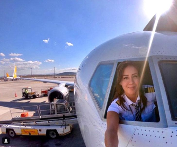 Herkes model sanıyor ama o Türkiye'nin en başarılı kadın pilotu G1