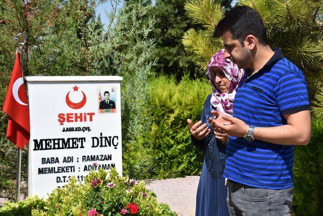 Malatya'da şehitlik ziyareti