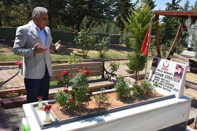 Malatya'da şehitlik ziyareti