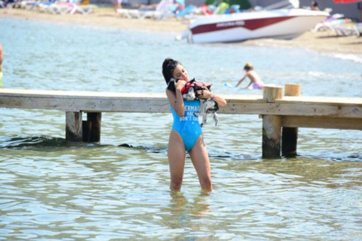 Şilan Makal plajın gözdesi oldu! G1