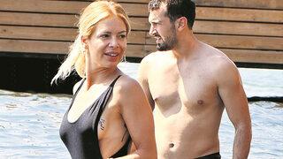 Eliz Sakuçoğlu ve Ekin Mert Daymaz Bodrum'da tatilde