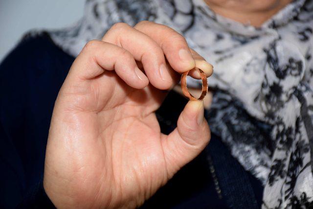 Eşinden yadigar kayıp alyansa kavuştu 1