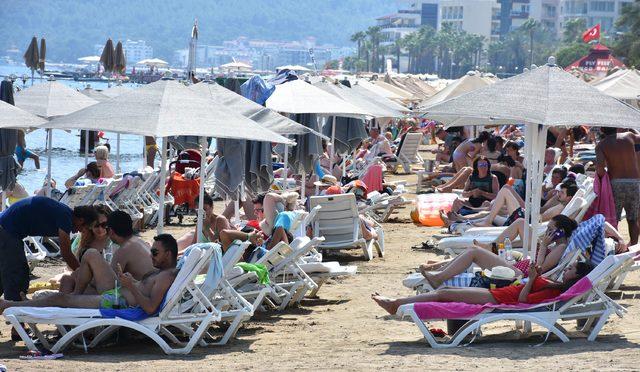 Marmaris'te 1,5 milyon kişi bayramda tatil yaptı