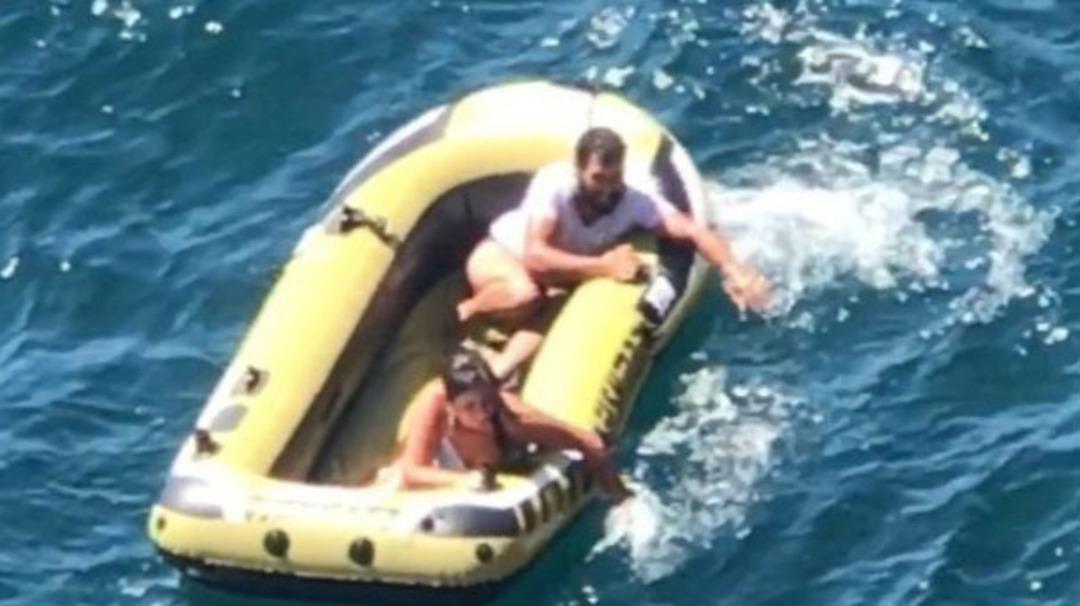 Rus &ccedil;ift 5 g&uuml;n boyunca denizde mahsur kaldı