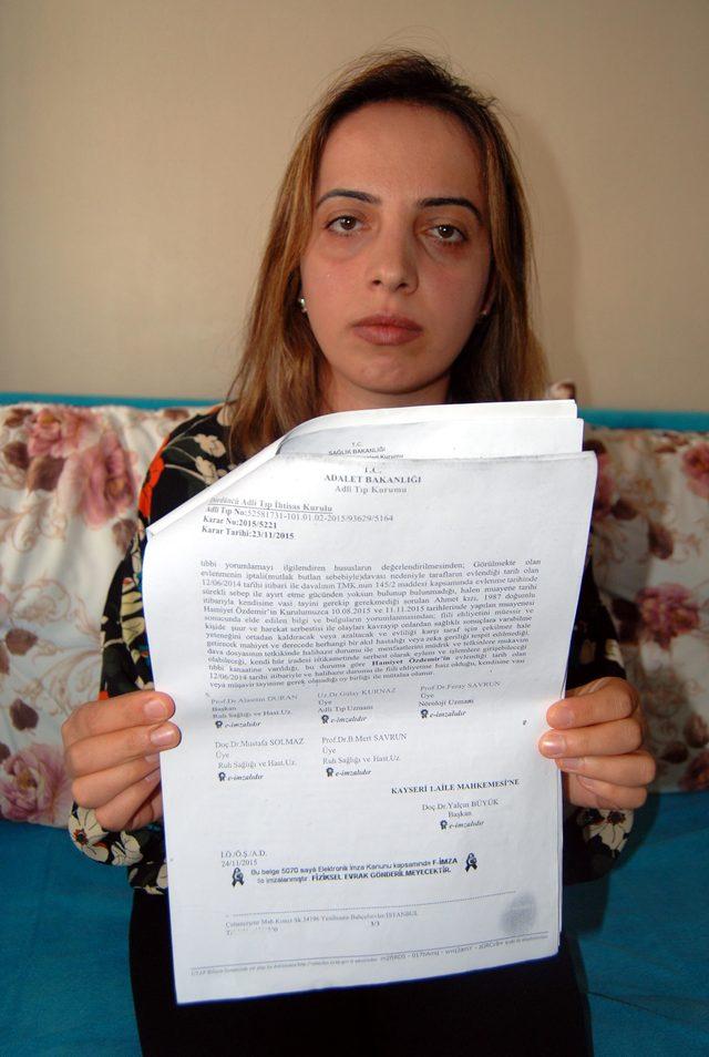 Eşinin engelli raporu alıp, boşanma davası a&ccedil;tığı kadının hukuk m&uuml;cadelesi 2