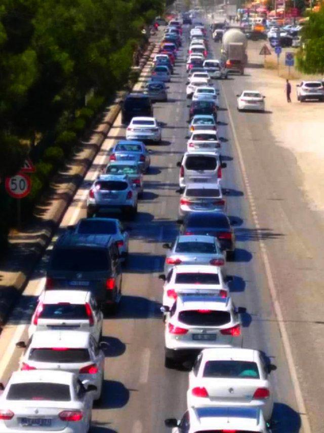 Çorum'da tatilcilerin dönüş yoğunluğu