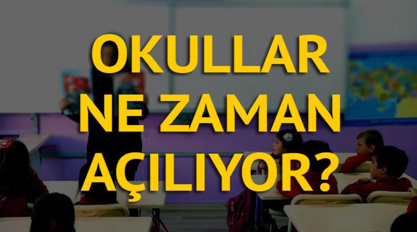Okullar ne zaman açılıyor? İşte MEB 2018- 2019 eğitim öğretim yılı çalışma takvimi 