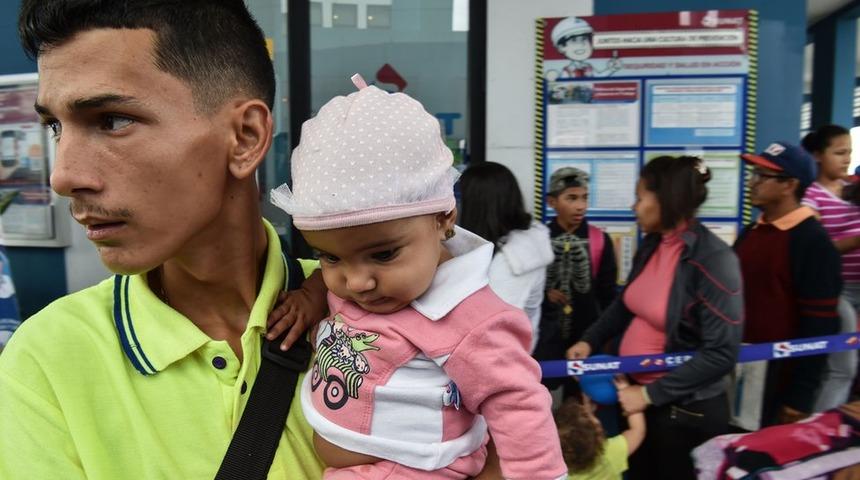'Ekonomik kriz yaşayan Venezuela'daki göç Akdeniz'deki krize yaklaştı'