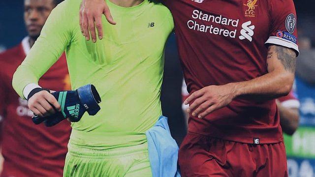 Loris Karius'a Dejan Lovren'den destek