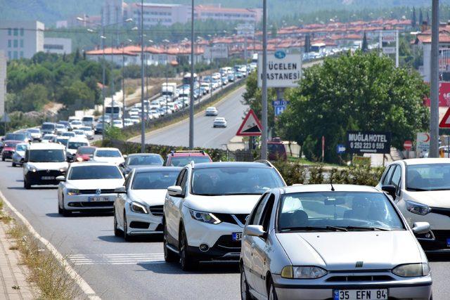 Muğla'daki tatilciler dönüş yolunda