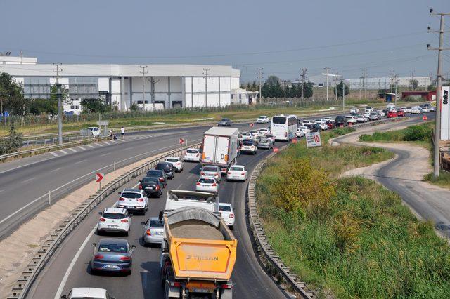 Bursa'da tatilcilerin dönüş çilesi