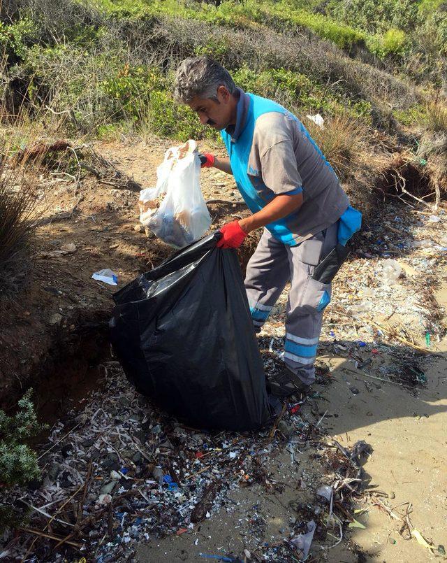 Marmaris'te bayramda 4 bin 500 ton çöp çıktı