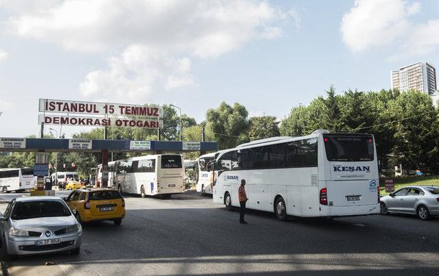 15 Temmuz Demokrasi Otogarı'nda bayram tatili dönüşleri sürüyor