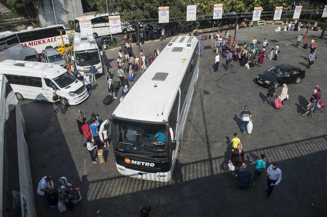 15 Temmuz Demokrasi Otogarı'nda bayram tatili dönüşleri sürüyor