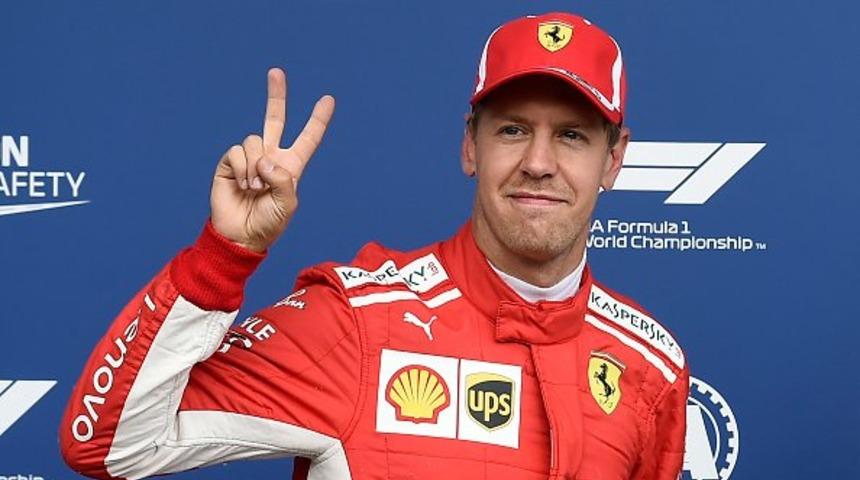 Bel&ccedil;ika'da kazanan Sebastian Vettel