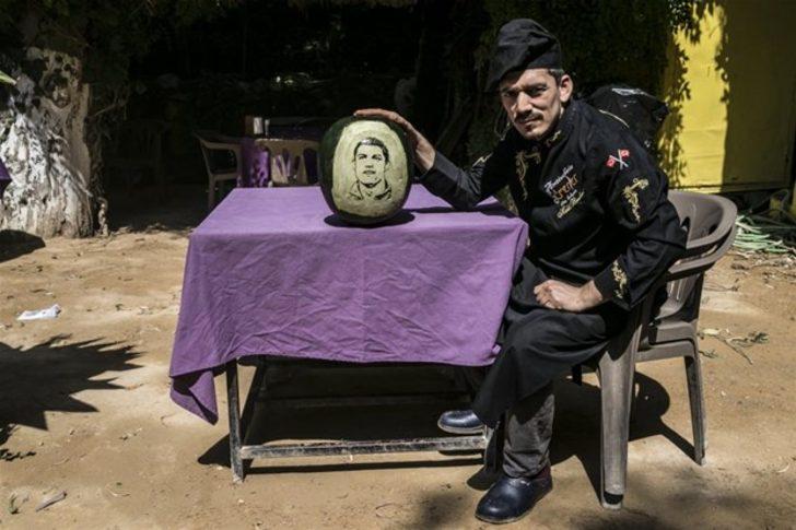 Dünyaca ünlü simaları karpuza işledi  G4