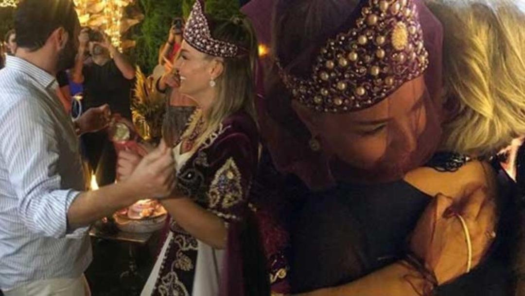 Beng&uuml; gelinin g&ouml;rkemli kınası! Servet harcadılar 