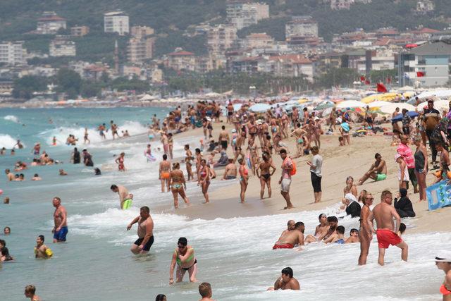 Alanya'daki oteller, bayram tatilinde doldu