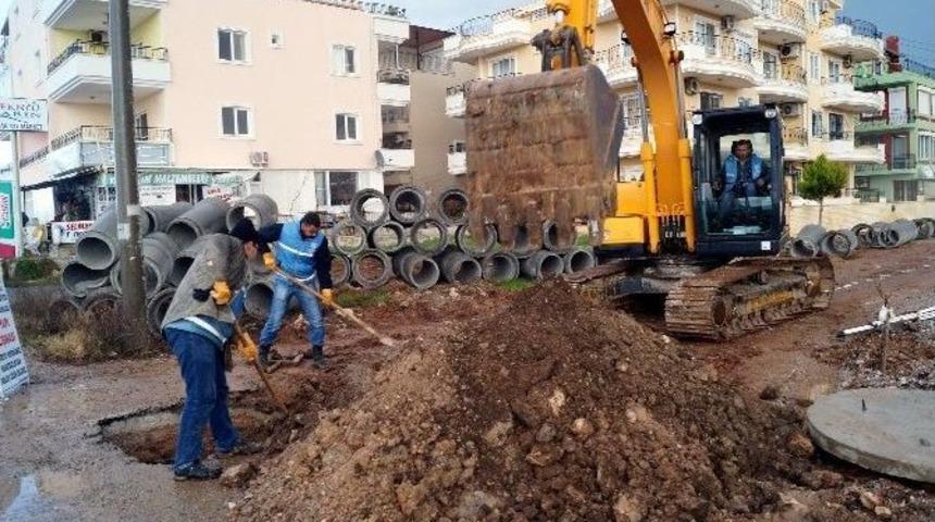 Didim’de Yağmur Suyu Hattı Yenileniyor