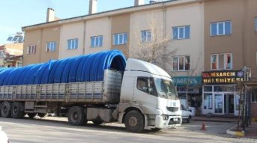 İller Bankasından Hisarcık Belediyesine İ&ccedil;me Suyu Borusu Desteği