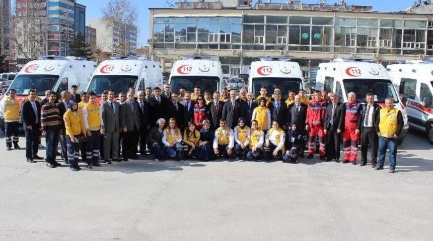 Ambulanslar İstasyonlara Dağıtıldı