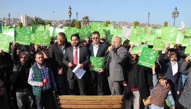 Hz. Peygamber’e Hakaret Samsun’da Protesto Edildi