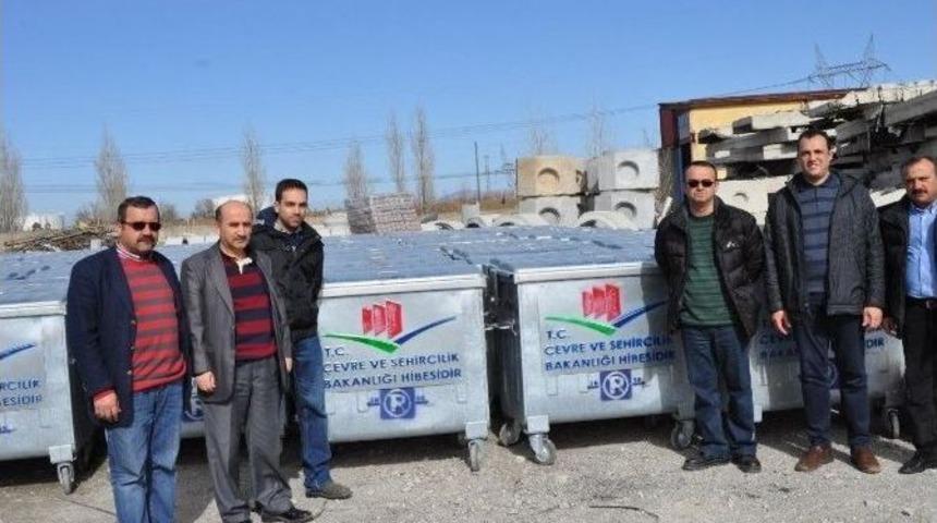 750 Çöp Konteyneri Seydişehir’e Teslim Edildi