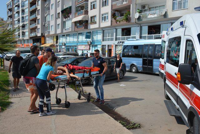 Denizde fenalaşıp boğulma tehlikesi geçirdi