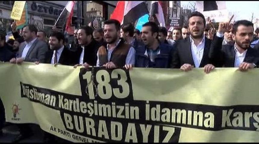Ak Parti Ge&ccedil;lik Kollarından Mısır'daki 183 Idam Kararına Protesto