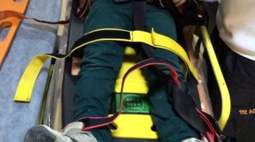 Oyun Oynarken Foseptik &Ccedil;ukuruna D&uuml;şt&uuml;