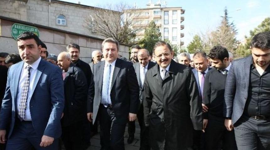 Başkan Özhaseki Talas’ı Ziyaret Etti